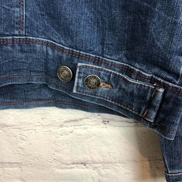 Nine West Jean Jacket Sarah Style Color Groovy Size Extra Large - Picture 5 of 10